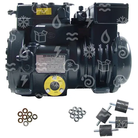 kompresor Dorin H281SB, LBP - R404A, R407C, R507, MBP - R134a, 3